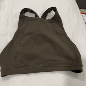 lululemon athletica Army Green Sports Bra